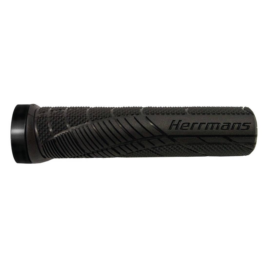Herrmans 2099-0567 Lenkergriffe "Shark Lock", 130 mm, Ø 22 mm, schwarz (1 Paar)