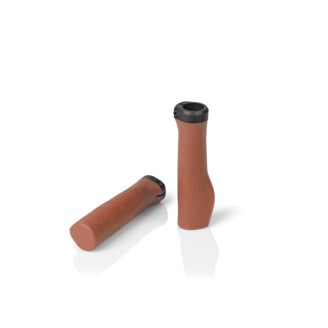 XLC GR-G27 Griffe "Ergosport", 1x Klemmung, 138 mm, Ø 22 mm, braun (1 Paar)