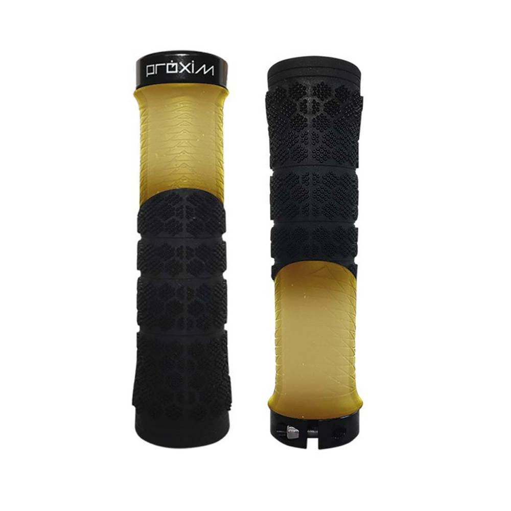 prologo Lenkergriffe "Proxim X-Shred", 135 mm, schwarz/gummifarbe (1 Paar)