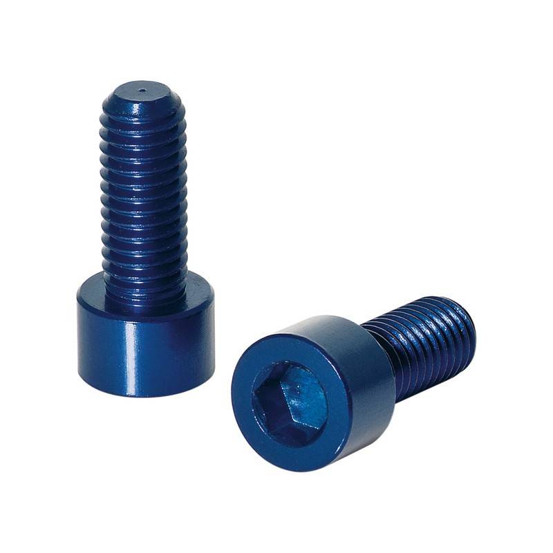 XLC Schrauben für Trinkflaschenhalter, blau (2 Stück)