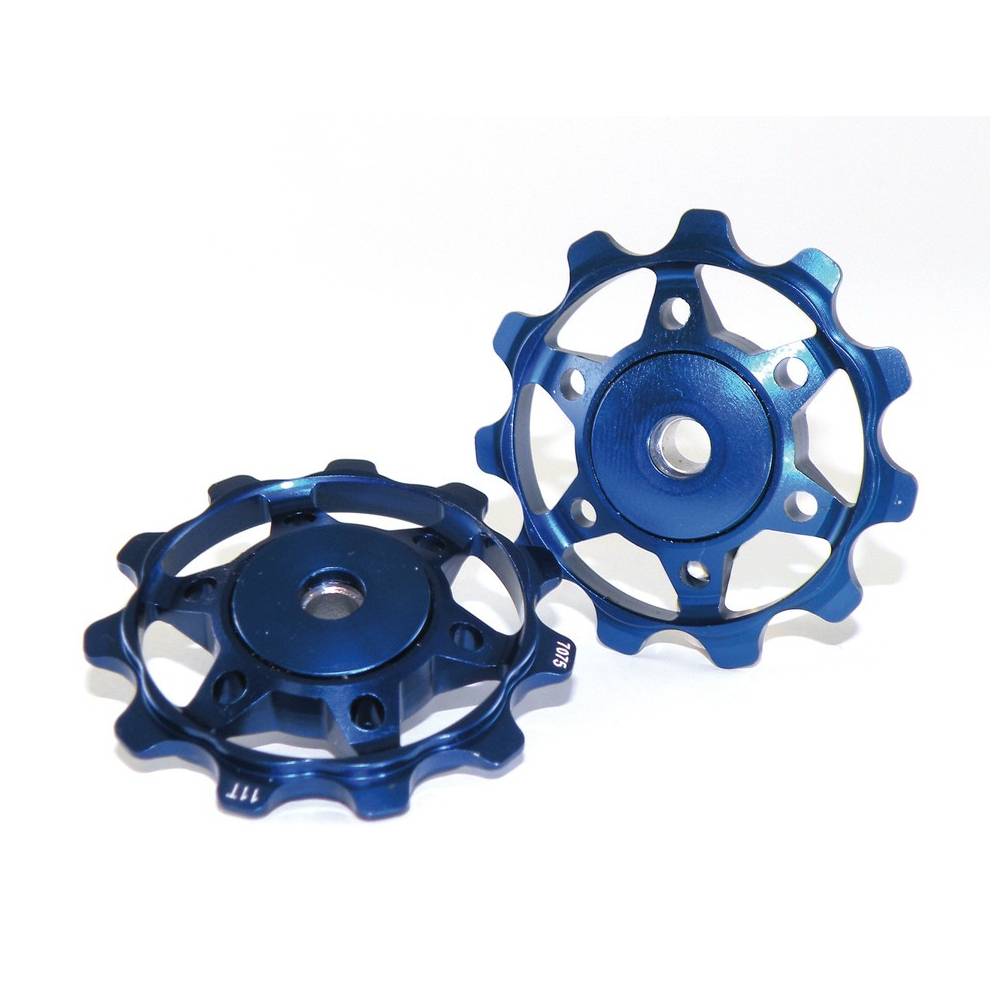 XLC Schaltwerkpully PU-A02 blau, blau (1 Paar)
