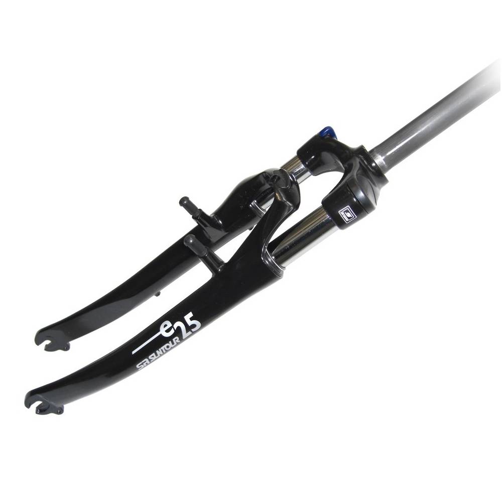 SR Suntour SF14 CR85E25 P LO 700C SR-Federgabel SF14 CR85 E25 P LO- 700C 28" 1 1/8" V-Br. SL255mm Gew.55mm, schwarz