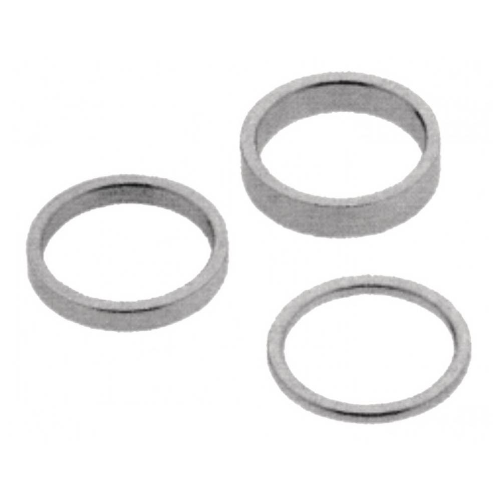 ergotec 66283001 1 1/8" Spacer-Box, verschiedene Stärken: 4x2, 6x5, 6x10, 4x15, 4x20 mm, schwarz, 24-teilig (1 Set)