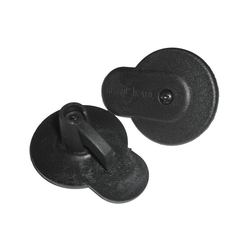 KLICKfix 0311 Korb-Fix I für weitmaschige Körbe, paarweise, schwarz (1 Stück)