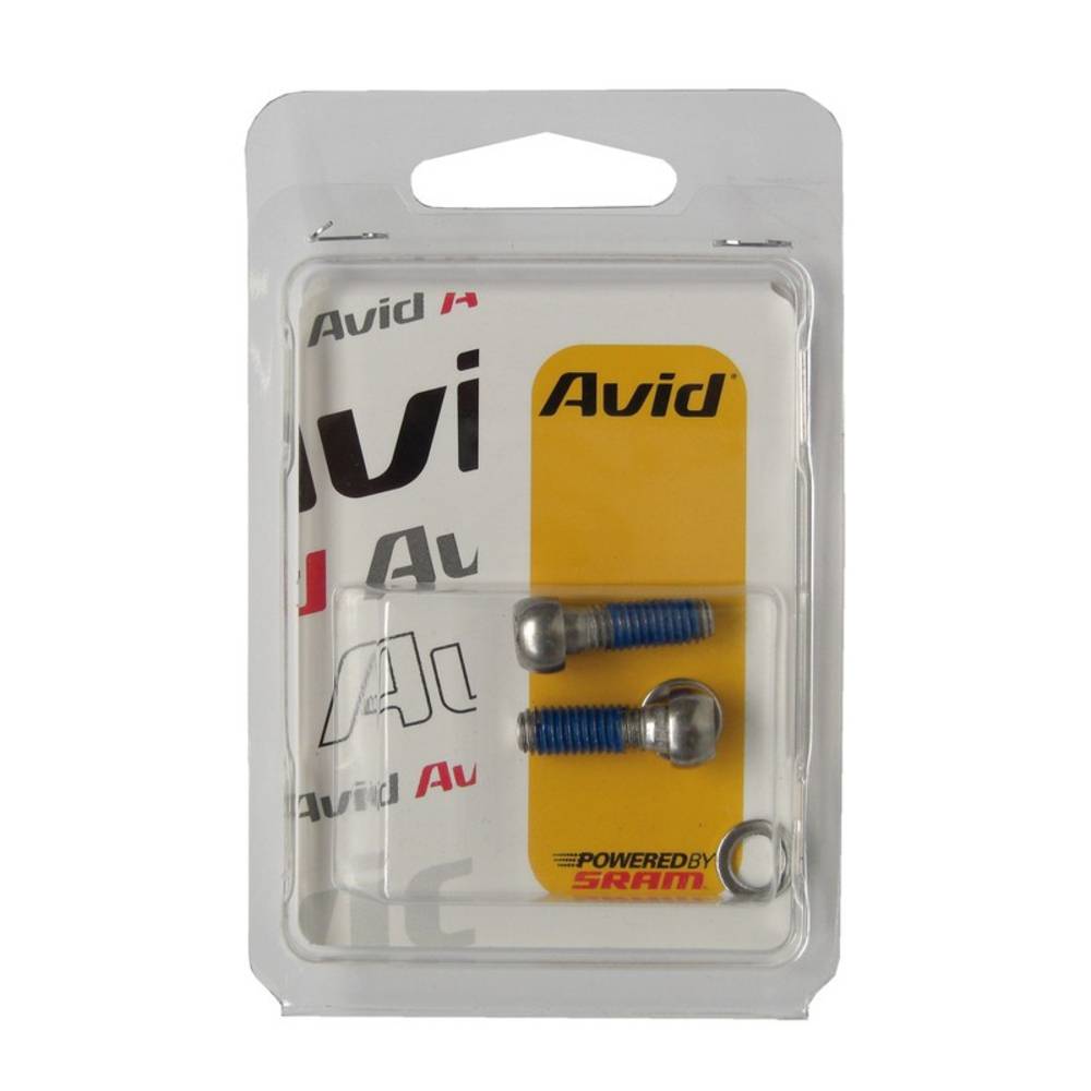 Avid 00.5318.005.000 Schrauben für Scheibenbremsadapter Edelstahl 2 Stk., silber