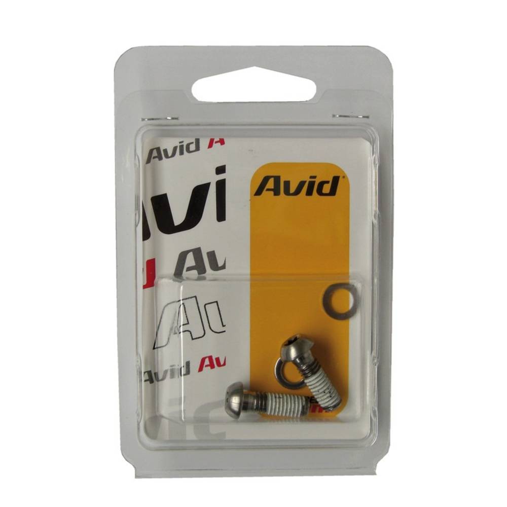 Avid 00.5318.005.001 Schrauben für Scheibenbremsadapter Titanium T25 Torx, silber (1 Paar)