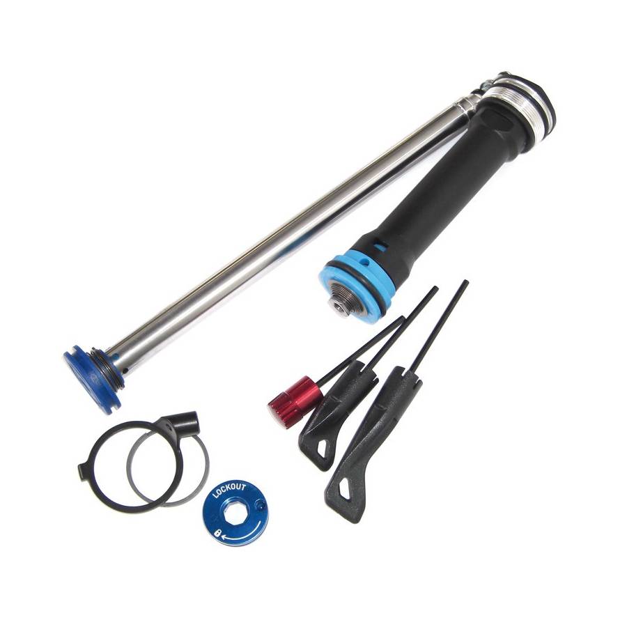 RockShox 11.4018.009.039 Dämpfer Turnkey SKTRS/XC32, schwarz/blau/rot