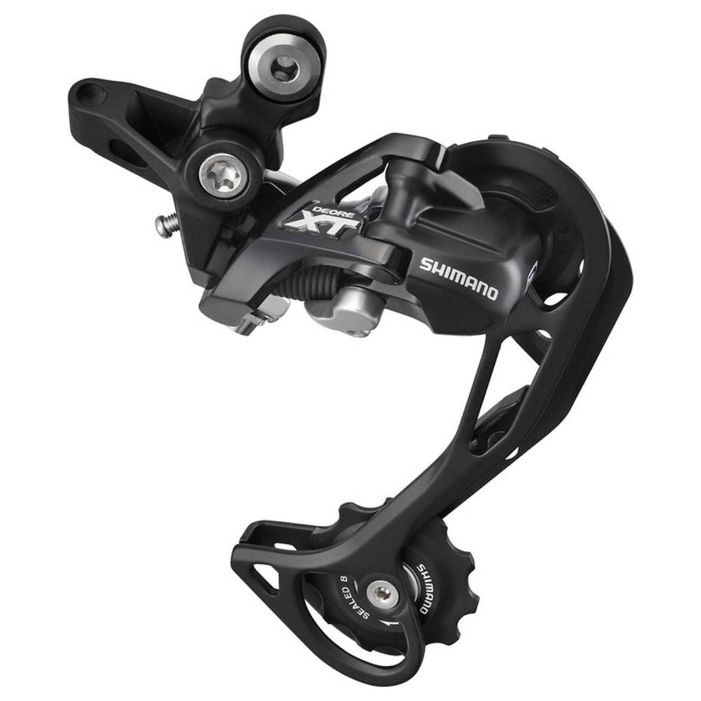 SHIMANO RD-M781 Deore XT Schaltwerk, Shadow, 10-fach, Käfig lang, schwarz