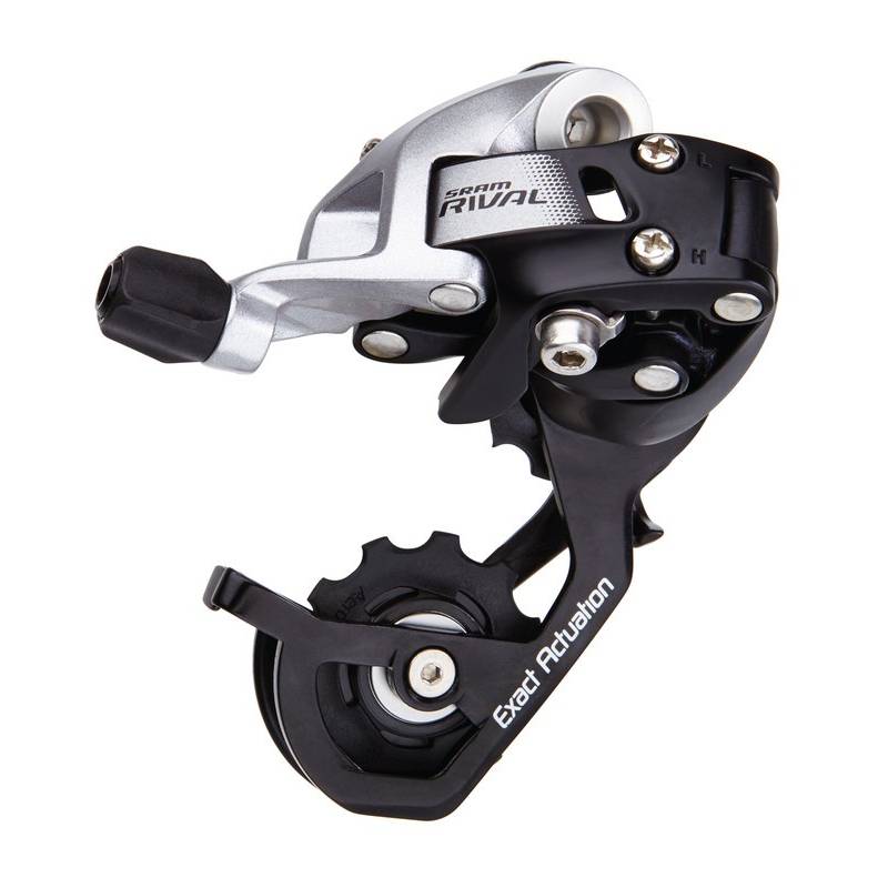 SRAM 00.7518.043.001 Rival 22 11-fach Schaltwerk, medium Käfig (max. 32 Zähne), Alu, schwarz