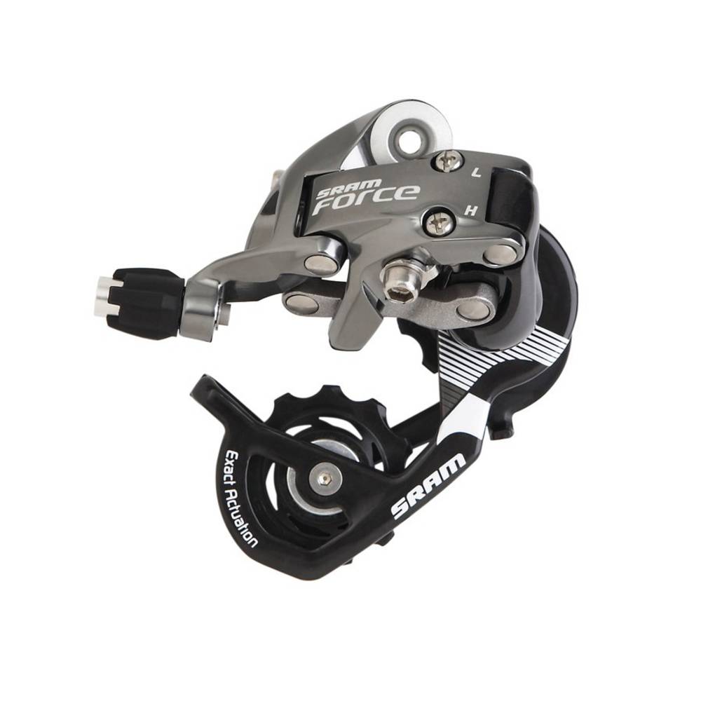 SRAM 00.7515.046.000 Force 10-fach Schaltwerk, kurzer Käfig (max. 28 Zähne), schwarz/grau