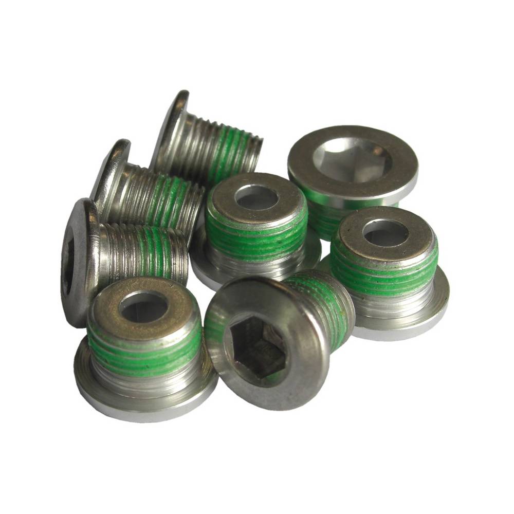 Truvativ 11.6215.193.060 Kettenblattschrauben für Sram XX, M8/M10, silber (2 x 4er Pack)