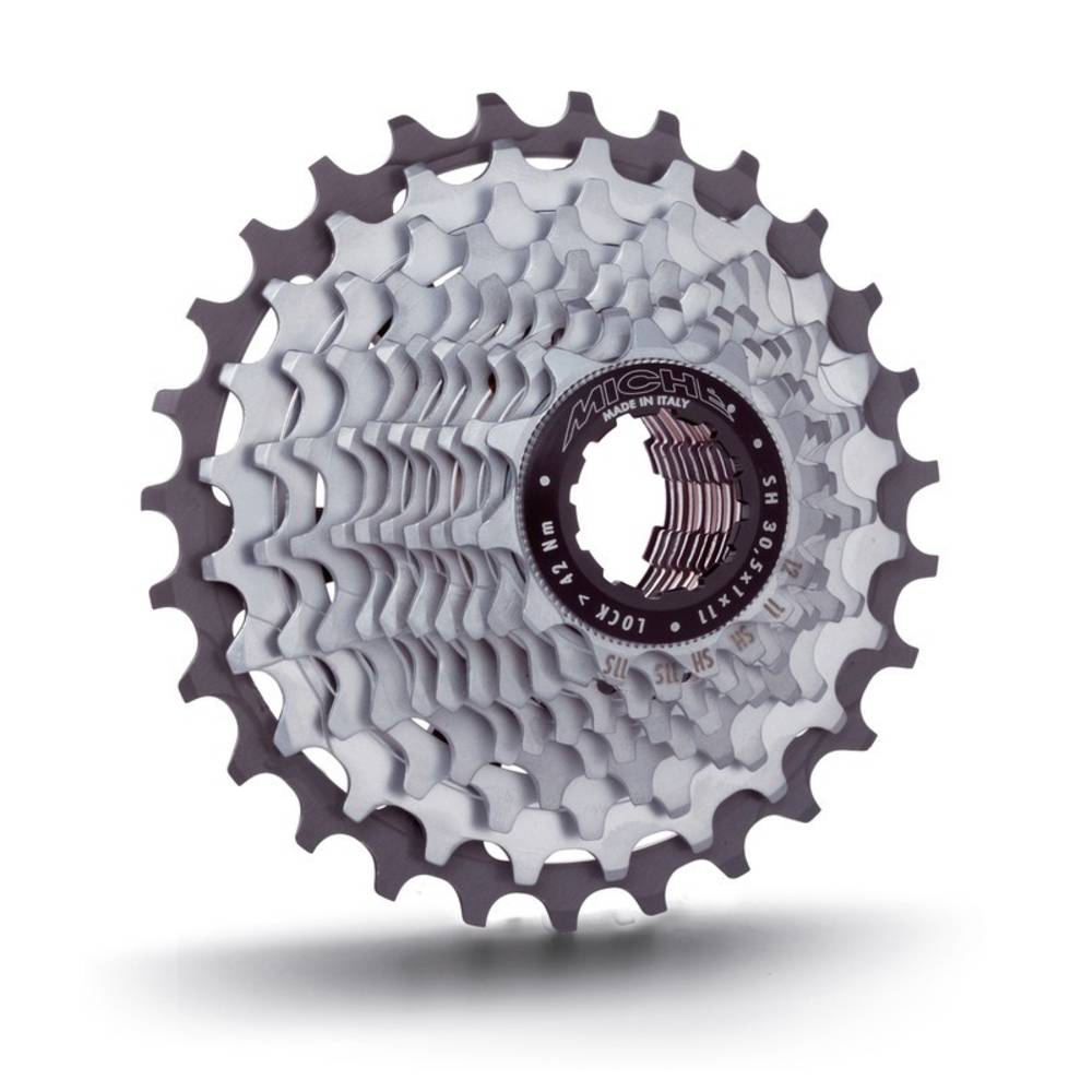 Miche CALP1BS162722 Zahnkranz-Kassette "Light Primato", 11-fach, 16-27 Zähne, Shimano/SRAM, silber
