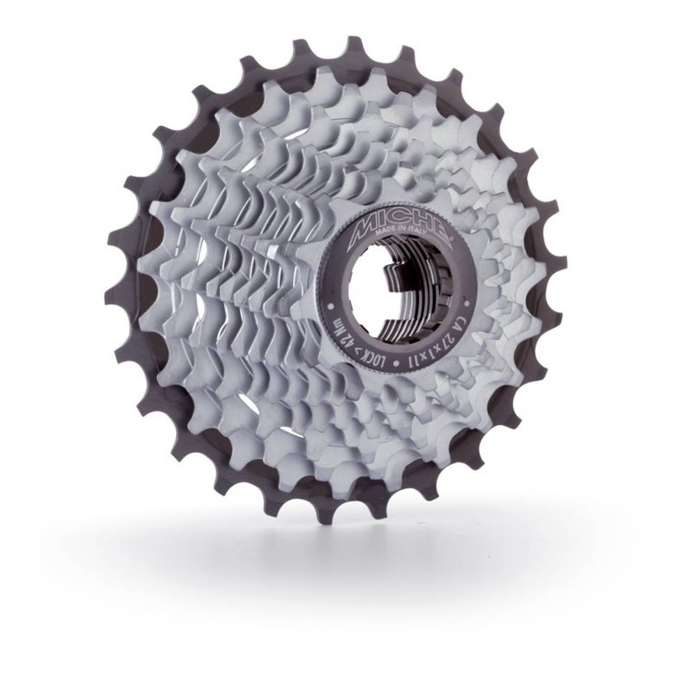 Miche Zahnkranz-Kassette "Light Primato", 11-fach, 18-29 Zähne, Campagnolo, silber