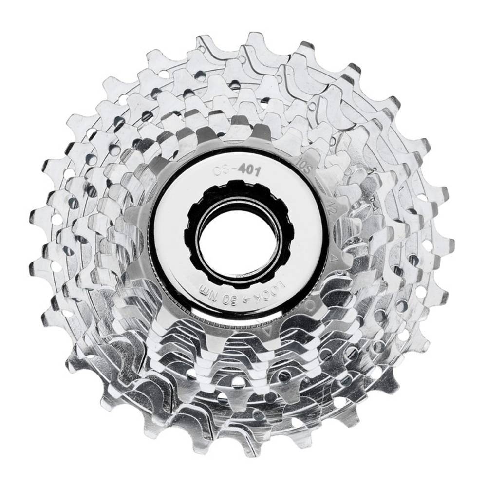 Campagnolo CS9-VLX15 Zahnkranz-Kassette "Veloce", 10-fach, 11-25 Zähne, mit Verschlussring, silber