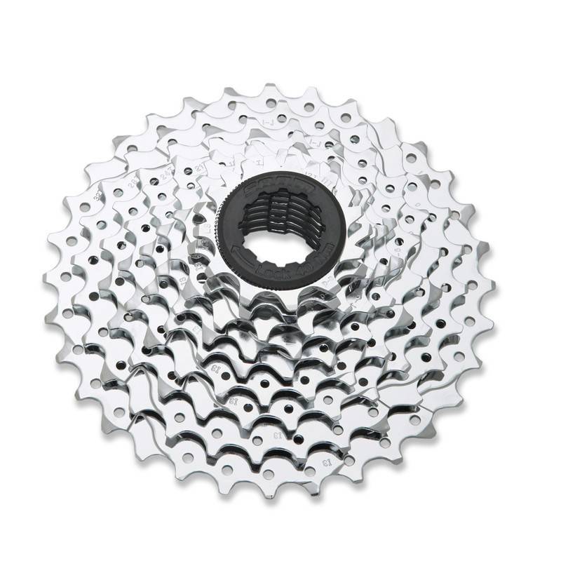 SRAM 00.2415.009.000 PG-950 Zahnkranz-Kassette, 9-fach (11-12-13-14-16-18-21-24-28), silber
