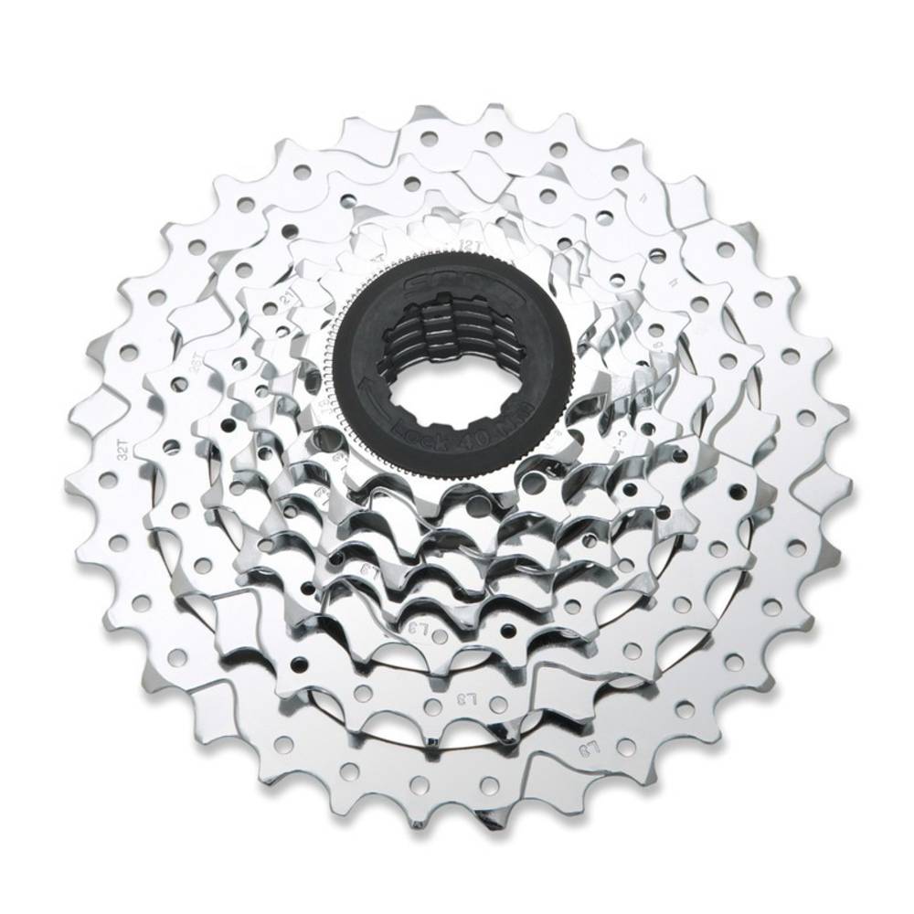 SRAM 00.0000.200.041 Zahnkranz-Kassette PG-830, 8-fach (11-12-14-16-18-21-24-28), silber