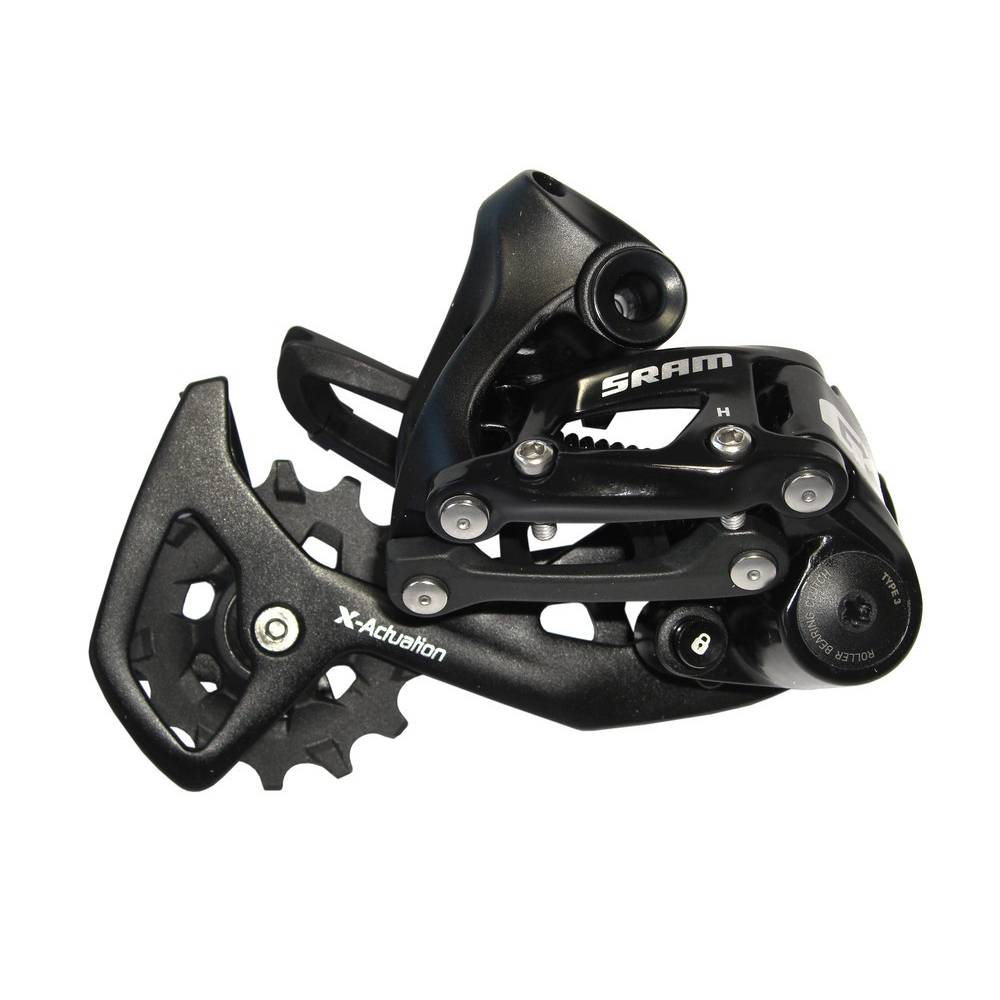 SRAM 00.7518.082.001 11-fach Schaltwerk "GX 2X11", medium Käfig (max. 36 Zähne), Alu, schwarz