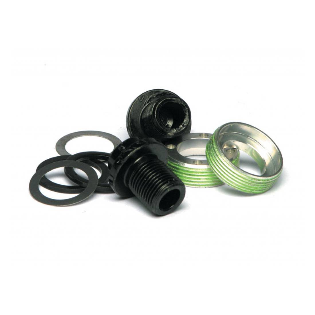 Truvativ 11.6900.002.160 Kurbelschrauben-Set M 15/M 26 Alu selbstanziehend, schwarz (1 Set)