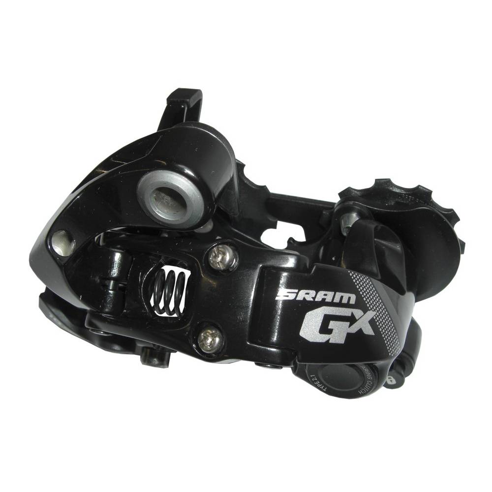 SRAM 00.7518.080.001 10-fach Schaltwerk "GX 2X10", mittlerer Käfig (max. 32 Zähne), Alu, schwarz