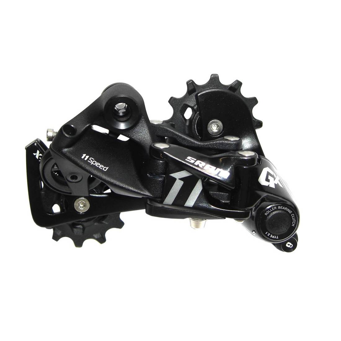 SRAM 00.7518.081.000 11-fach Schaltwerk "GX1 1X11", langer Käfig (max. 42 Zähne), Alu, schwarz