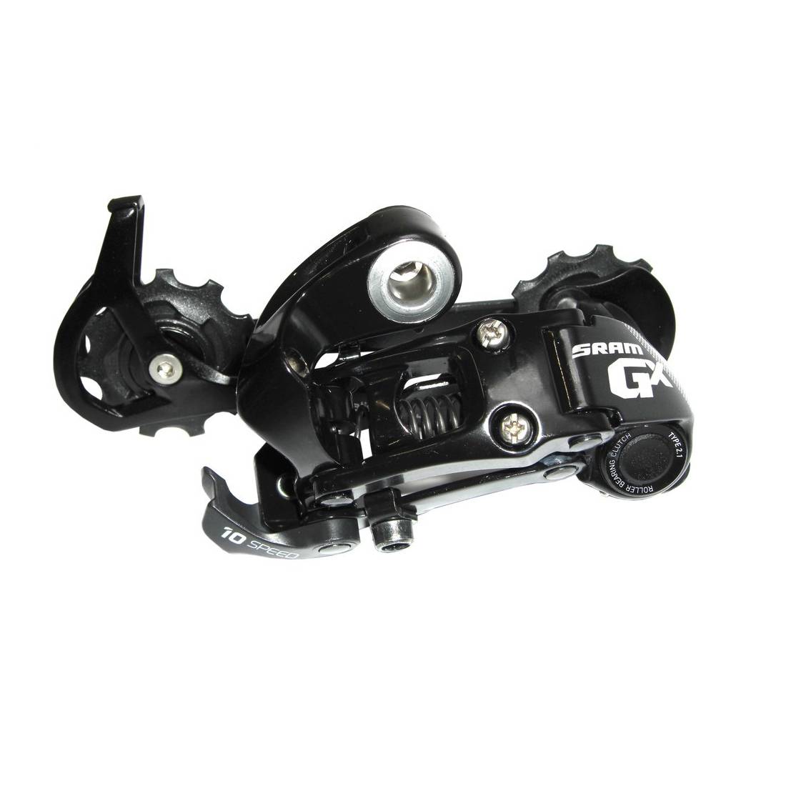 SRAM 00.7518.080.000 10-fach Schaltwerk "GX 2X10", langer Käfig (max. 36 Zähne), Alu, schwarz