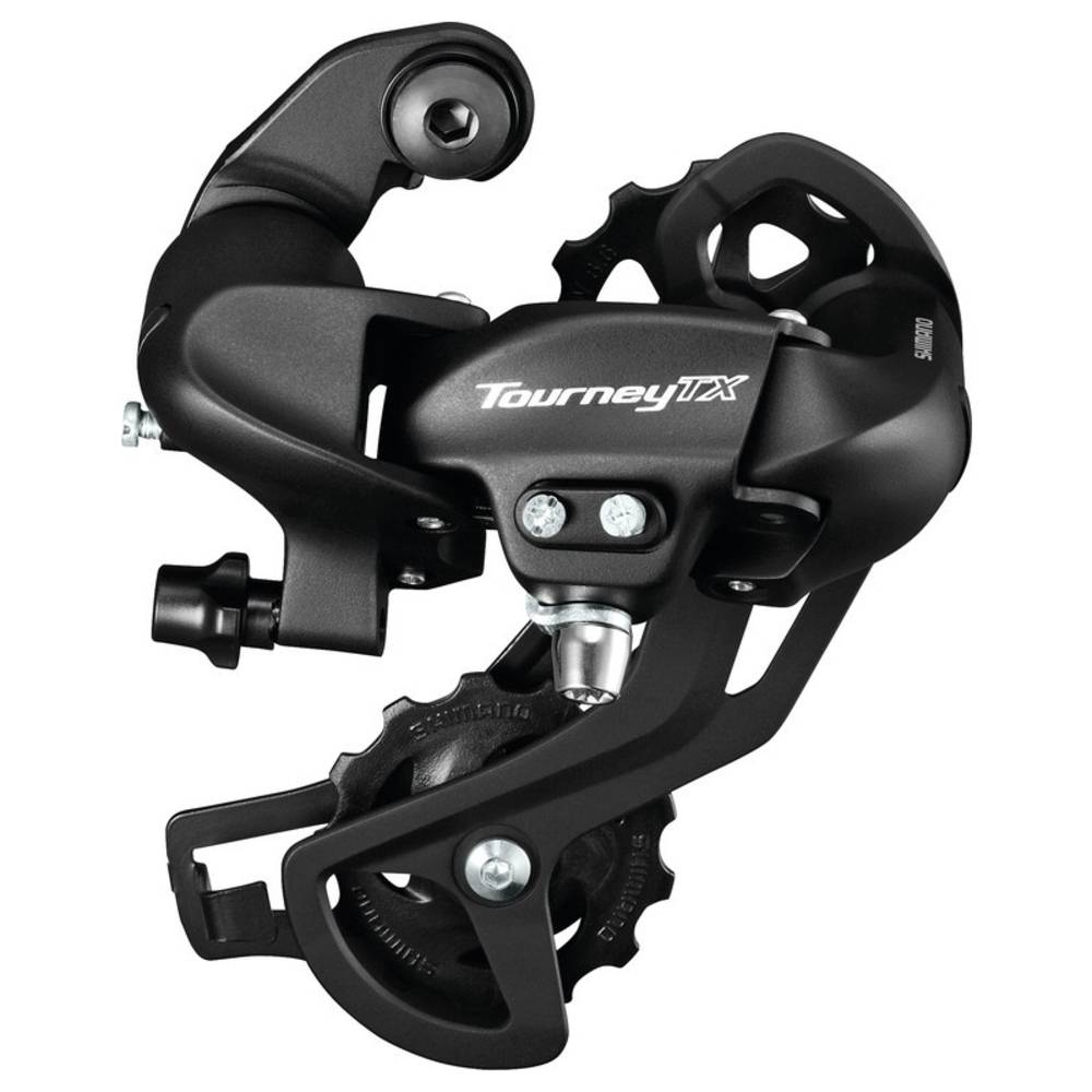 SHIMANO RD-TX800 Tourney Schaltwerk, 7/8-fach, ohne Adapter, schwarz