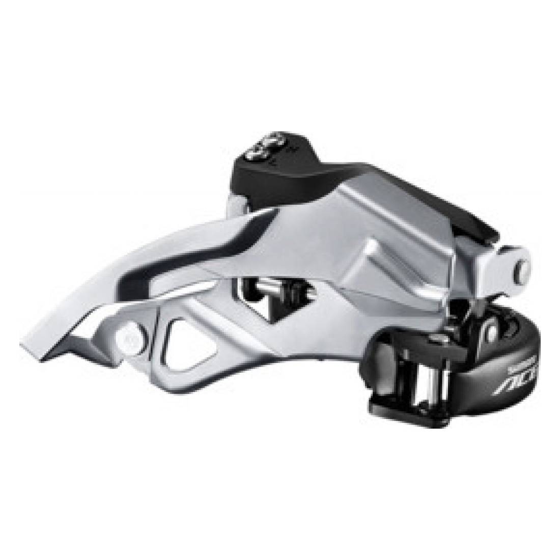 SHIMANO EFDT3000TSX3 Acera Umwerfer Acera FD-T3000, Top-Swing, Dual Pull, 31,8 mm, 63-66°, 9-fach, schwarz/silber
