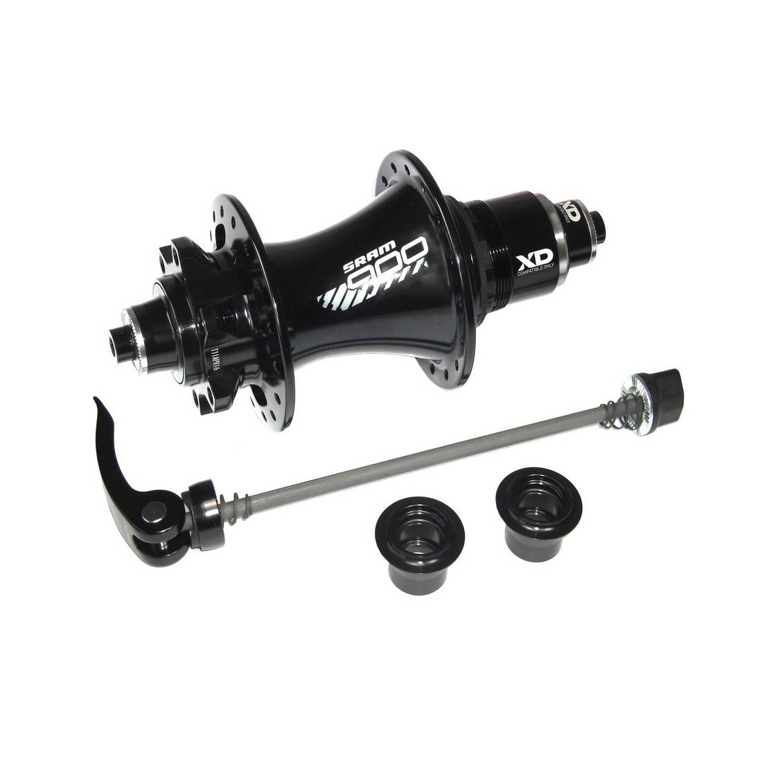 SRAM 00.2018.013.012 Hinterrad-Nabe Disc MTB BL900 32H-A1 6L,XD-R Driver Body, schwarz