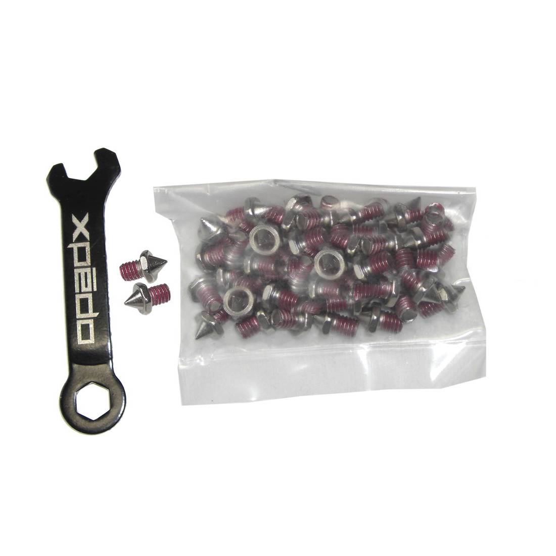 XPEDO XRKC9 Pins Spike-Type, Gewinde 4,5mmm, Höhe 5mm, silber (1 Set)