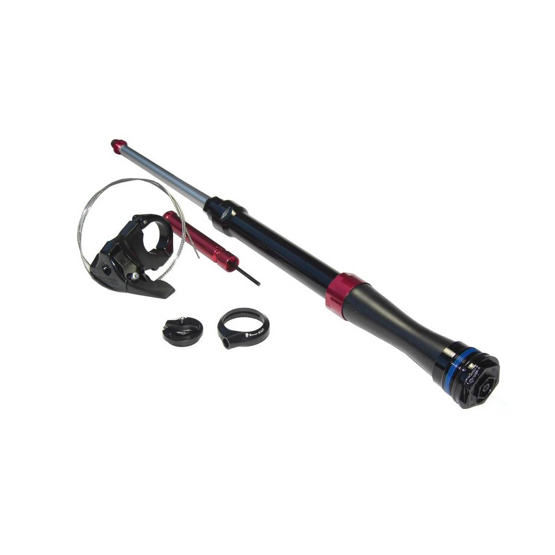 RockShox 00.4018.783.010 Dämpfer Upgrade Kit 2017+ ChargRLC,100max tr.RemA.Sid/RL/RLC/XX/WC, schwarz (1 Set)