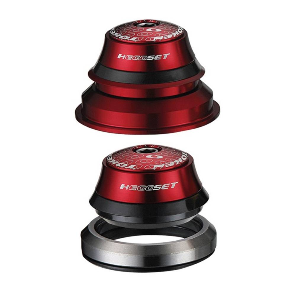 TOKEN Token TK070 red hEGGset AHead Steuersatz 4in1 1 1/8" & Taper (42/44mm), rot (1 Set)