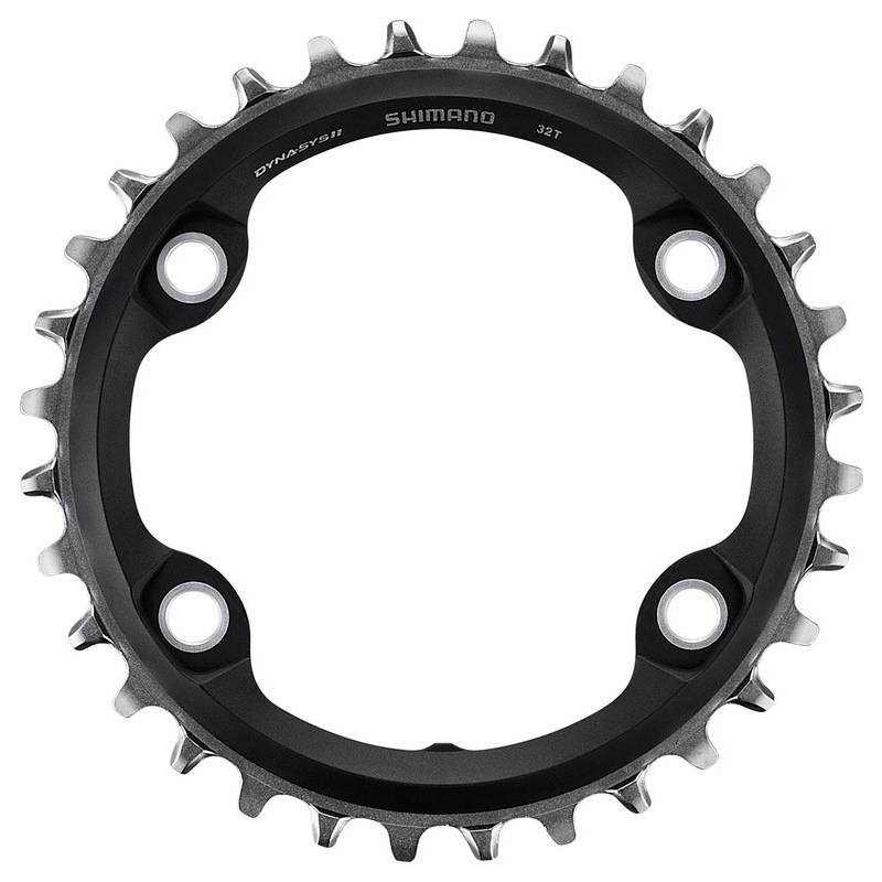 SHIMANO ISMCRM70A2 Kettenblatt 32 Zähne LK 4x96 mm für FC-M 7000, 1x11-fach, schwarz