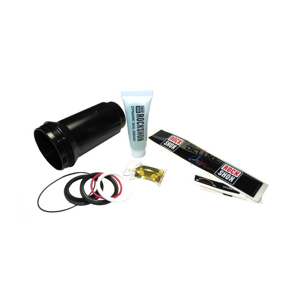 RockShox 11.4118.033.035 Air Can Metric Rocksh.SA 185/210X47.5-55,Deluxe/Super Deluxe (+2017), schwarz