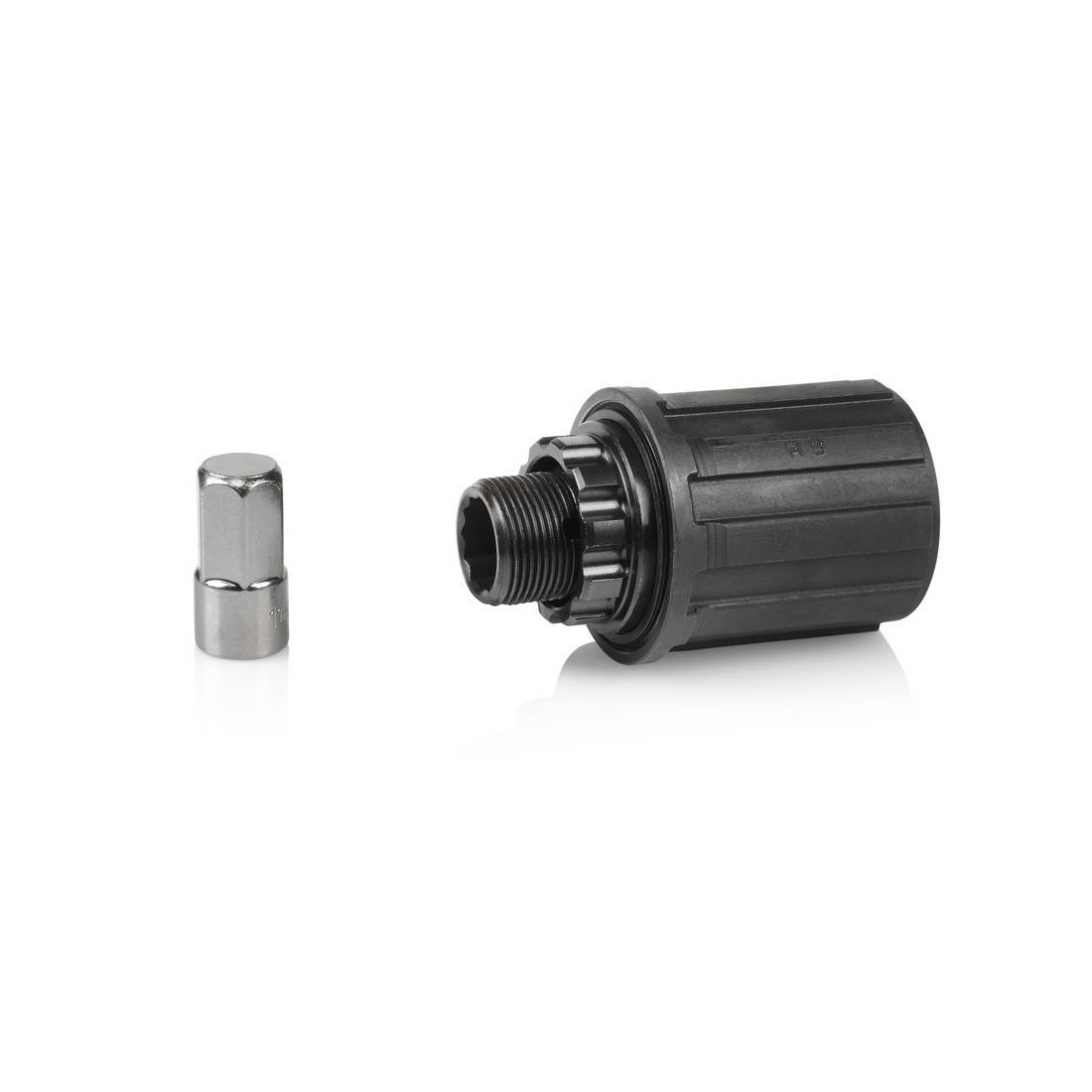 XLC WS-X14 Evo Freilaufkörper Kit fürShimano 10-fach bestehend aus Freilauf & Adapter, schwarz
