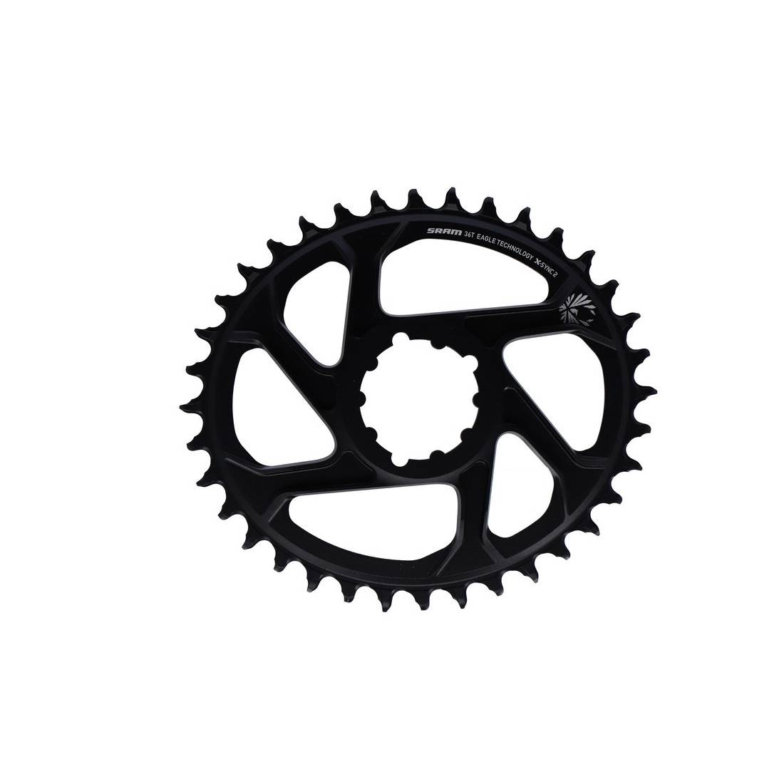 SRAM 11.6218.038.030 KettenblattX-Sync 2 Eagle 12-fach 34 Z., Alu, offset 6mm, DM, schwarz