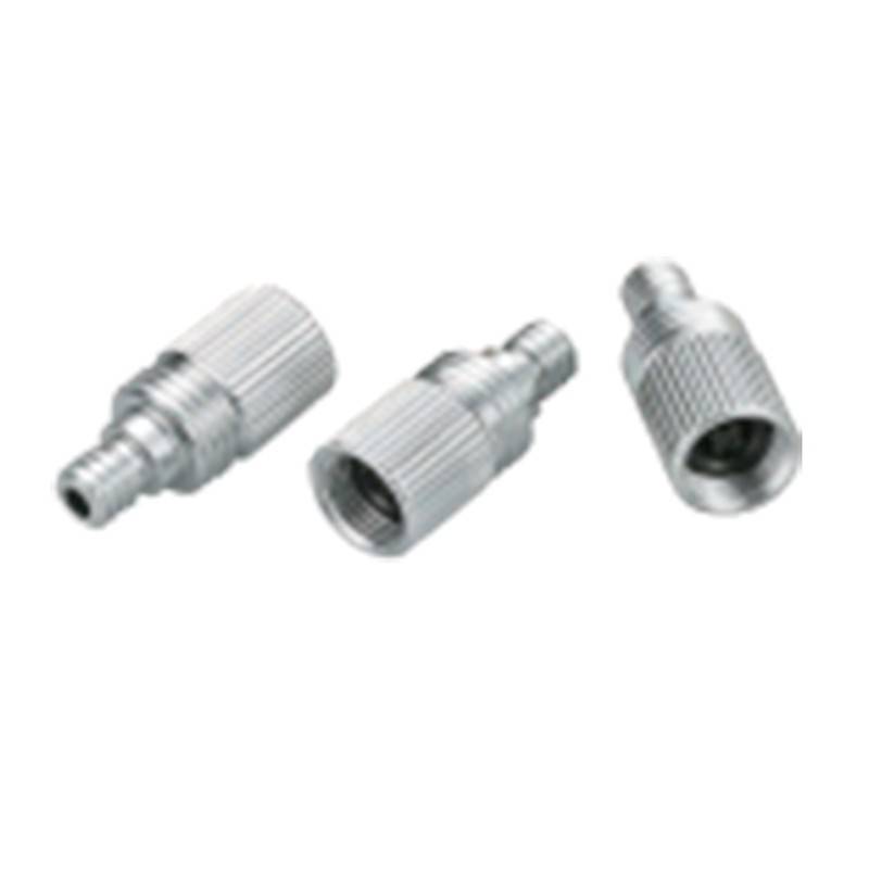 XLC Erweiterungsnippel von DV (Pumpe) auf AV, silber (100er Pack)