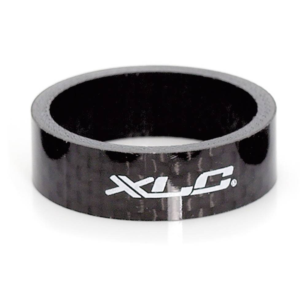 XLC A-Head Spacer schwarz 10 mm, 1", Carbon, schwarz (1 Stück)