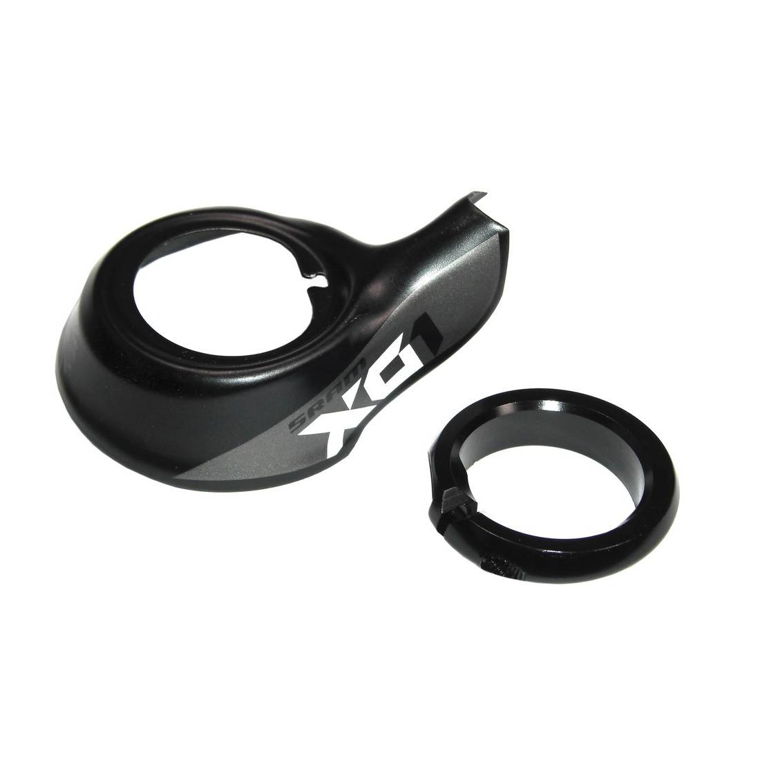 SRAM 11.7018.061.030 Grip Shift Cover/Clamp Kit X01 Eagle schwarz, schwarz (1 Set)