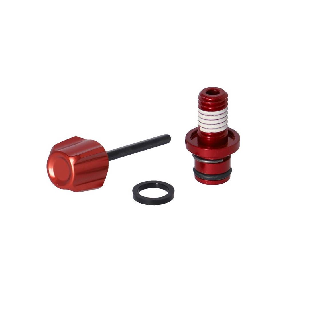 RockShox 11.4015.404.029 Rebound Adjust.Knob/Bolt Kit für RS-A RLC/RL A1 (2018+), rot/schwarz (1 Set)