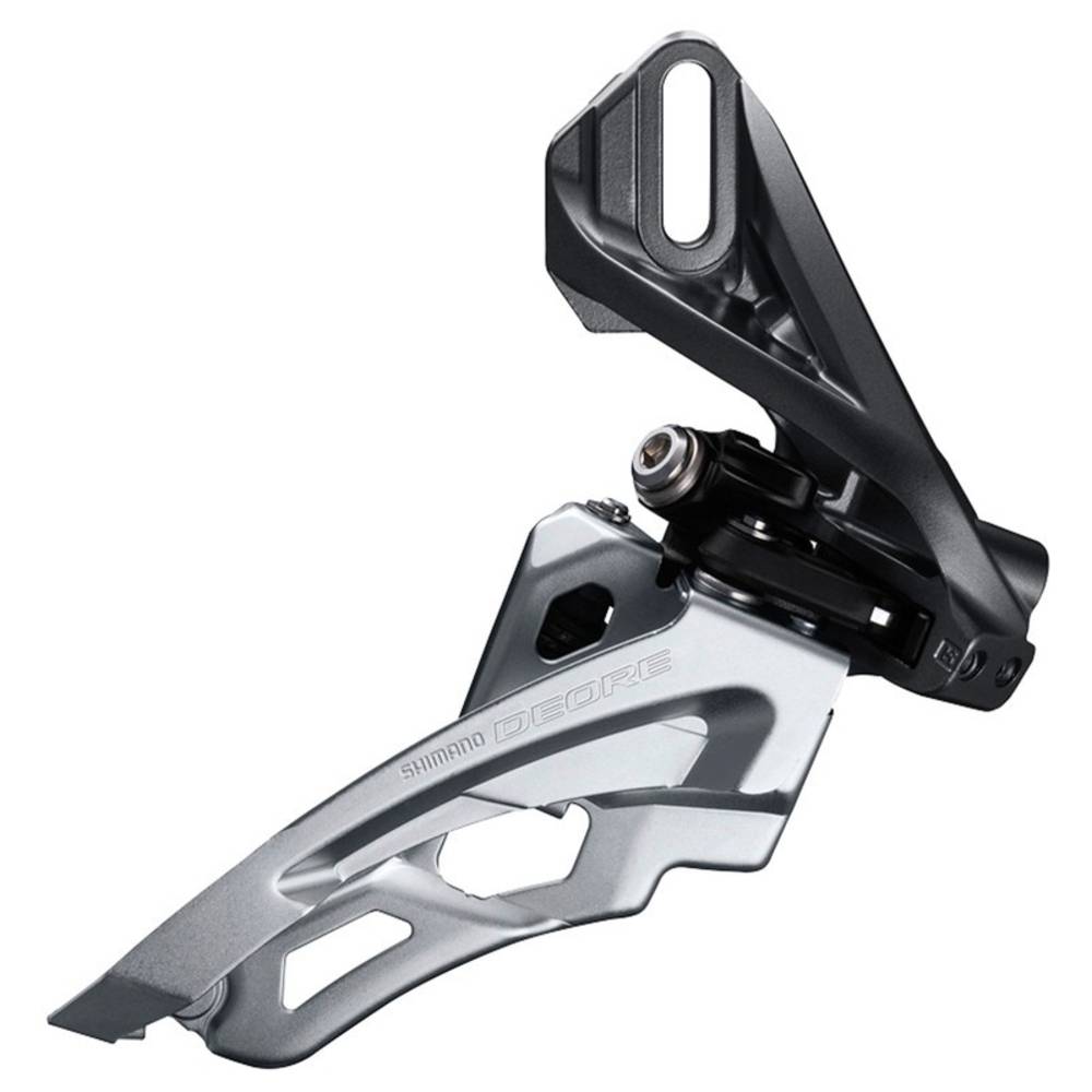 SHIMANO IFDM6000D6 Umwerfer Deore Side Swing FD-M6000D6,Front Pull,66-69° Direktm., schwarz/silber