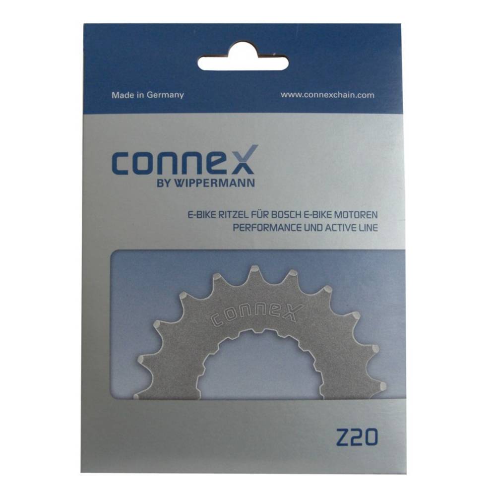 Connex Antriebsritzel E-Bike für Bosch 14 Zähne, Active+Performance Line, silber