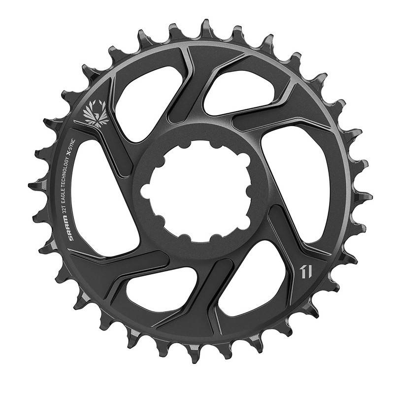 SRAM Kettenblatt X-Sync2 Eagle Boost 34 Z.,sw,Stahl,offset 3mm,DM,11/12-f., schwarz