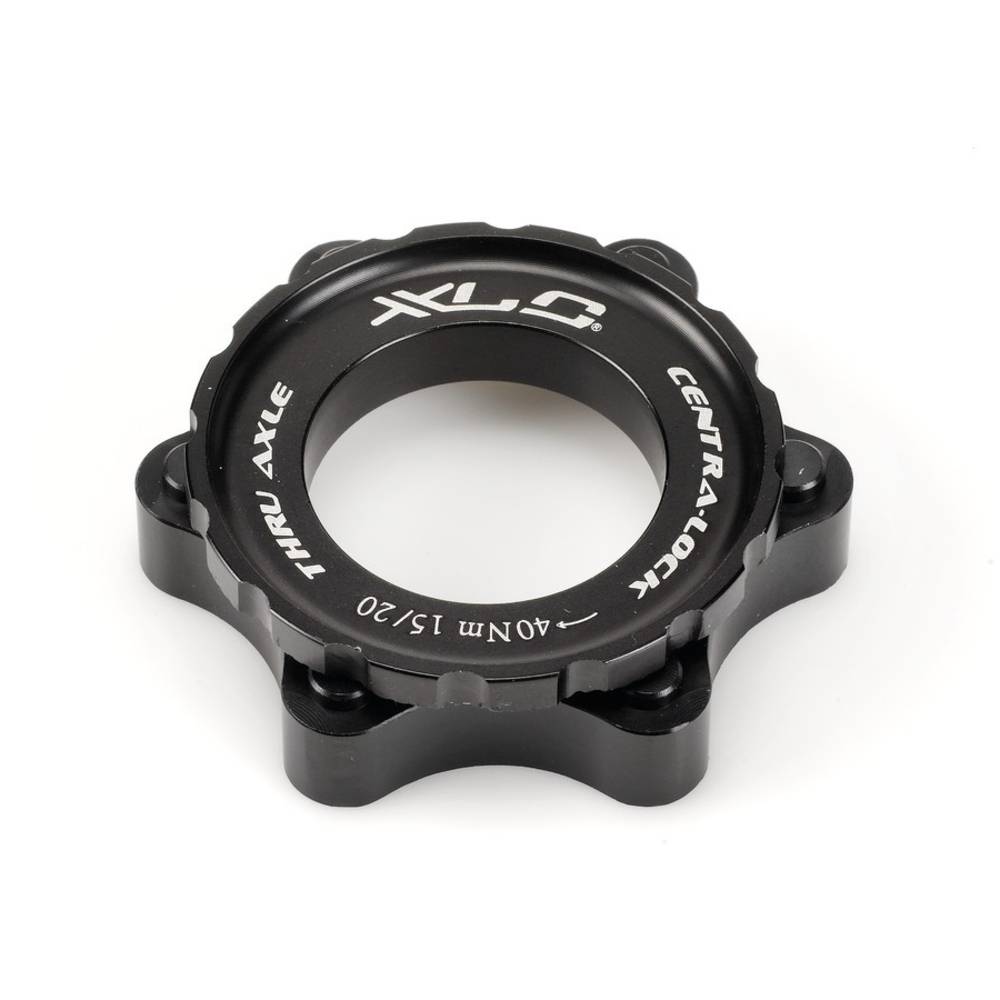 XLC Centerlock-Adapter für 6 Loch Rotor, Thru Axle, schwarz