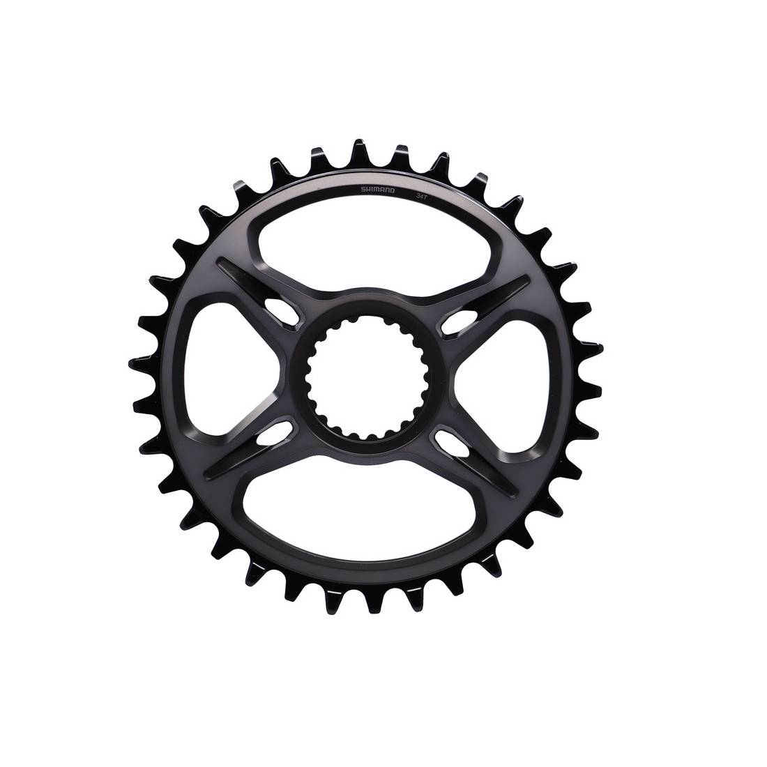 SHIMANO Kettenblatt 34 Z. SM-CRM95 für FC-M 9100-1 , M9120-1, schwarz