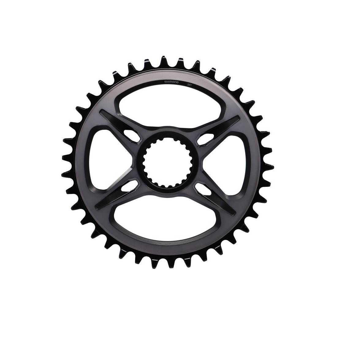 SHIMANO Kettenblatt 38 Z. SM-CRM95 für FC-M 9100-1 , M9120-1, schwarz