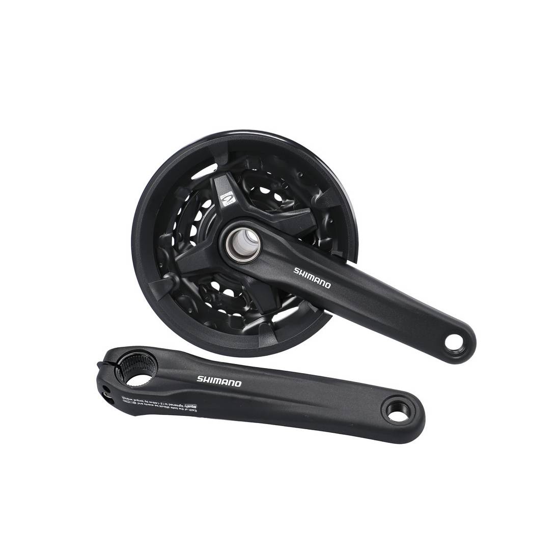 SHIMANO FCMT210-3 Kurbelgarnitur 40/30/22 Zähne 175mm, Festachse mit KS, schwarz (1 Set)