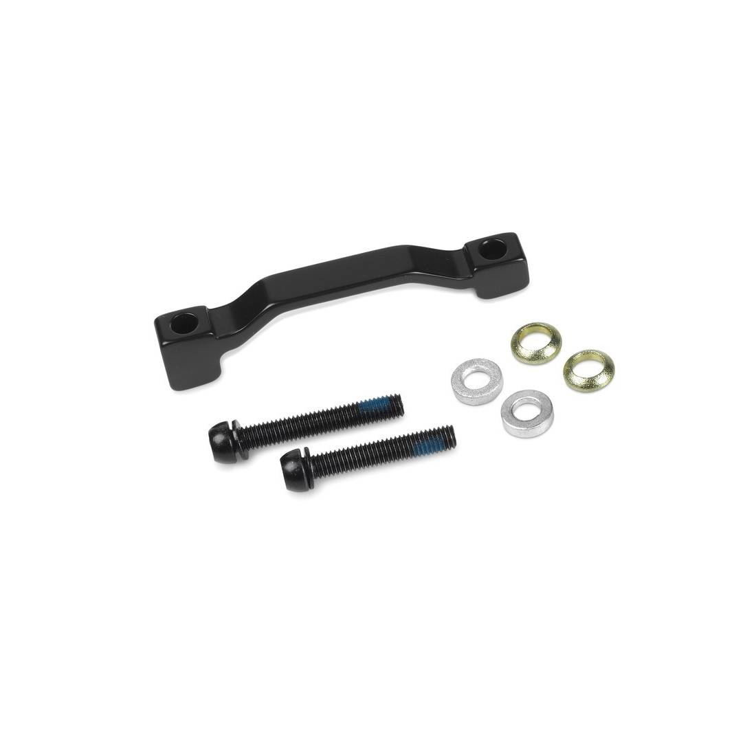 XLC Scheibenbremsadapter für PM-Bremse PM-Gabel VR Ø203 mm (PM7 dirct mount), schwarz