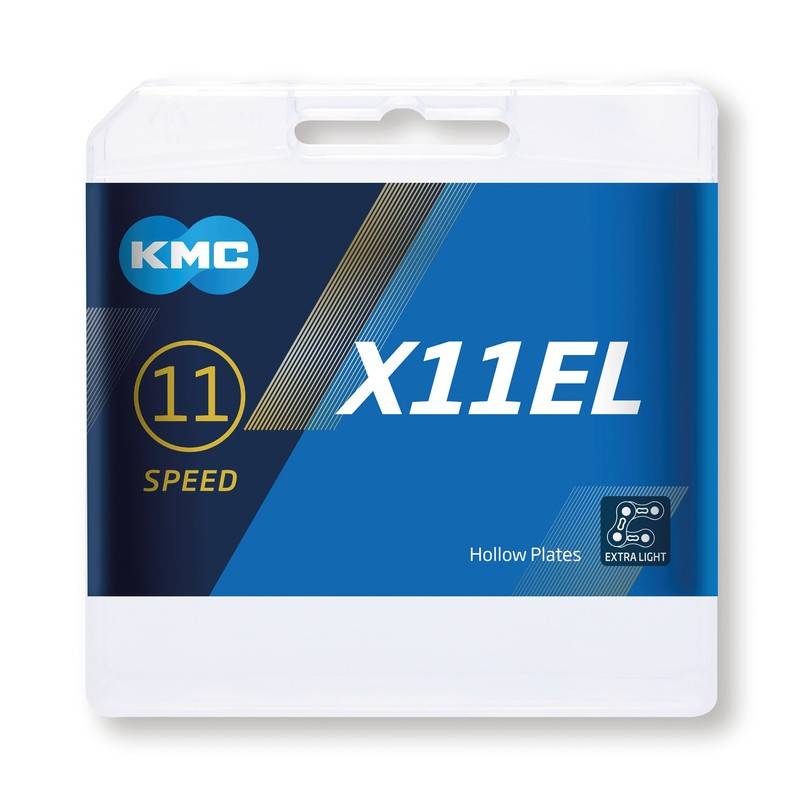 KMC Schaltungskette X11EL Ti-N Gold, 1/2" x 11/128", 118 Glieder, 5,65 mm, 11-fach, gold
