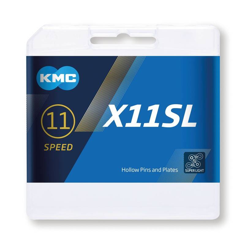 KMC Schaltungskette X11SL, 1/2" x 11/128", 118 Glieder, 5,65 mm,11-fach, silber