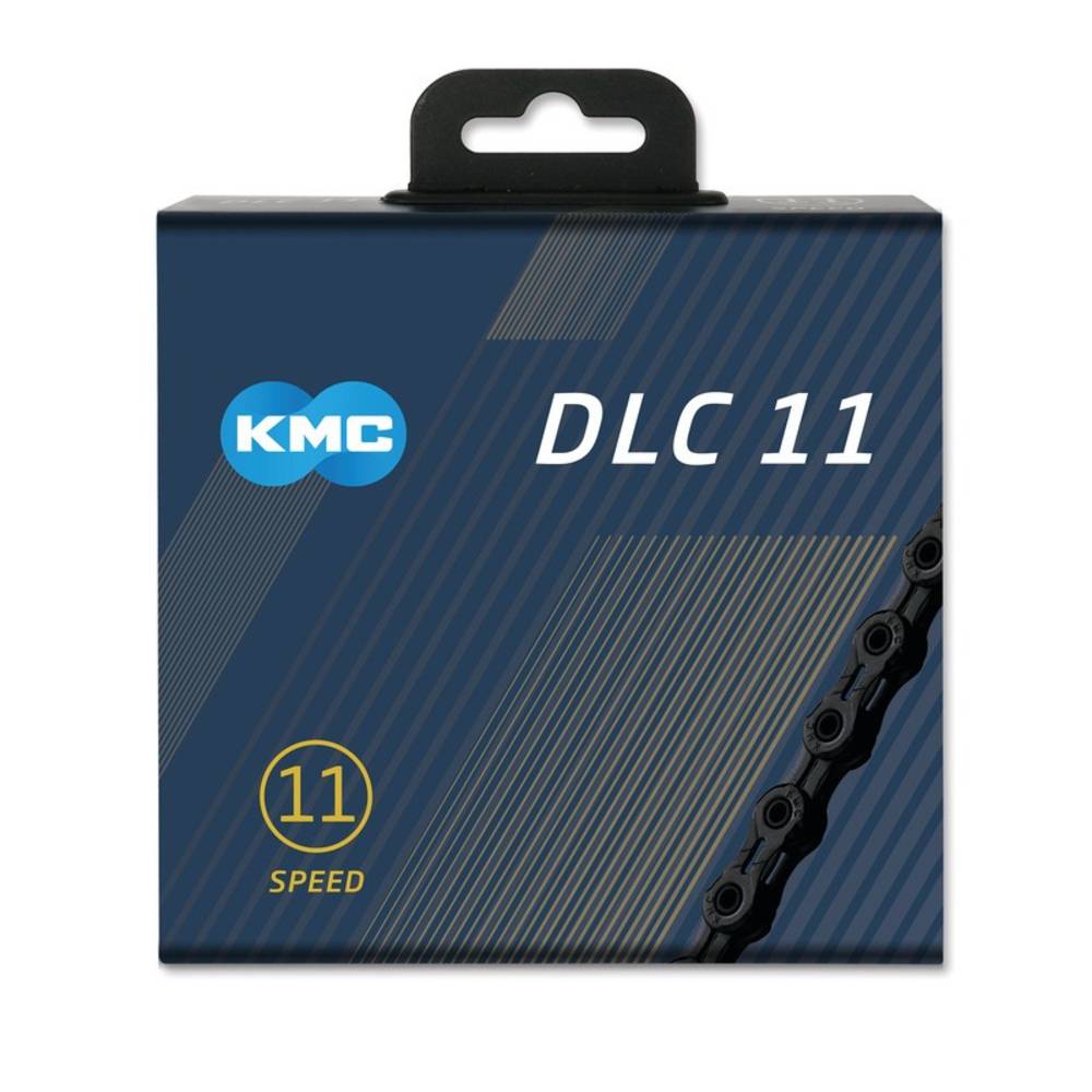 KMC Schaltungskette DLC 11, 1/2" x 11/128", 118 Glieder, 5,65 mm, 11-fach, schwarz